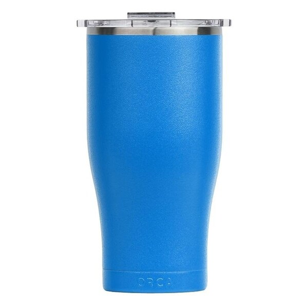 Orca Chaser Series Tumbler, 27 oz Capacity, Tail Flip Top Lid, Azure